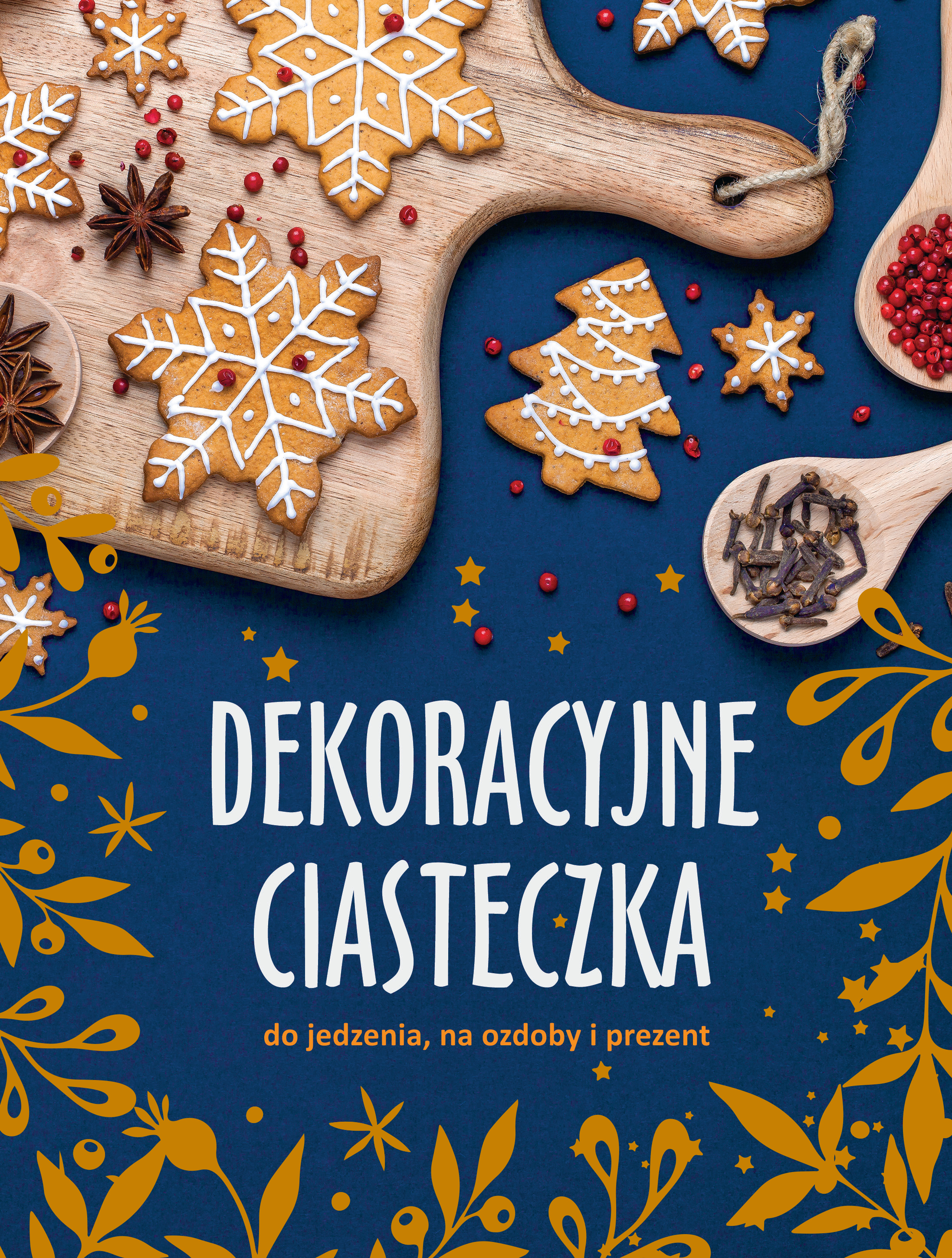 Image of Dekoracyjne ciasteczka do jedzenia na ozdoby i na prezent