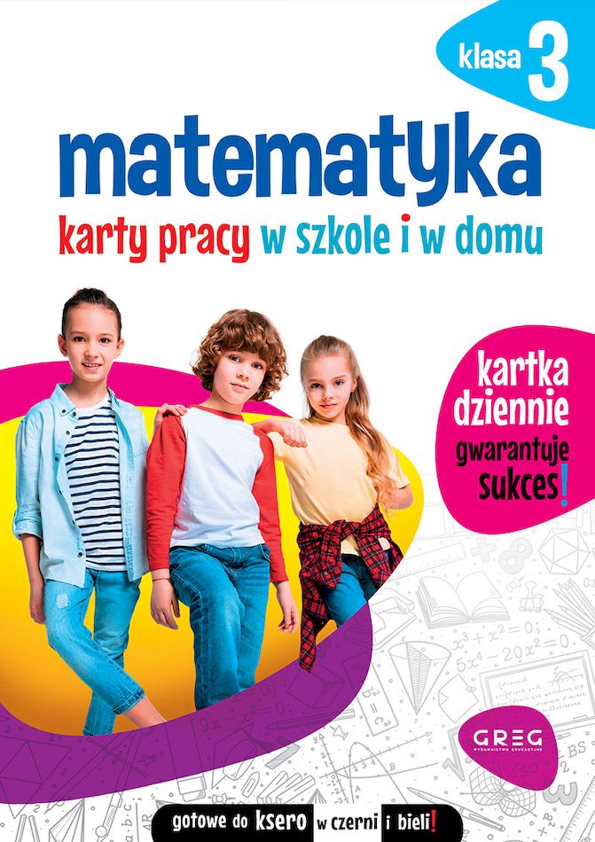 Image of Matematyka. Karty pracy w szkole i w domu. Klasa 3