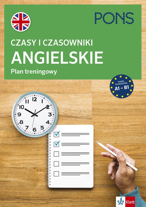 Image of Czasy i czasowniki angielskie Plan treningowy A1-B1 wyd.2 PONS