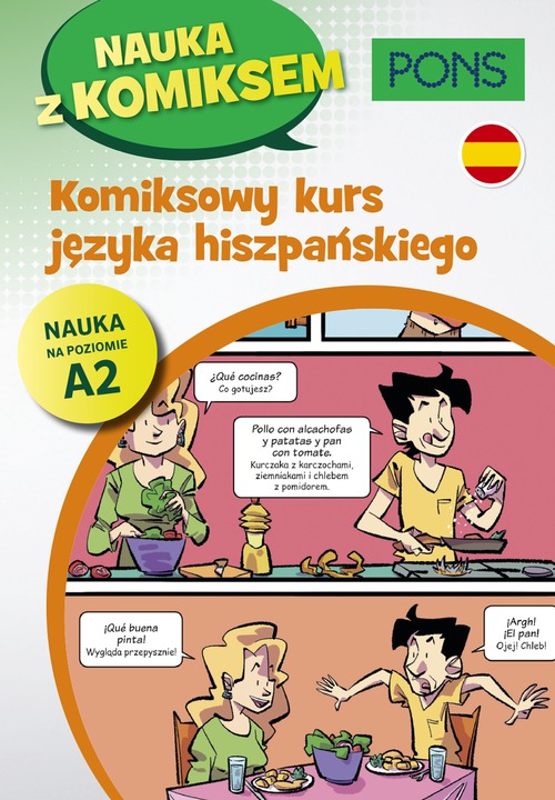 Image of Komiksowy kurs języka hiszpańskiego Poziom A2 wyd.2 PONS