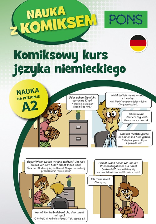 Image of Komiksowy kurs języka niemieckiego Poziom A2 wyd.2 PONS