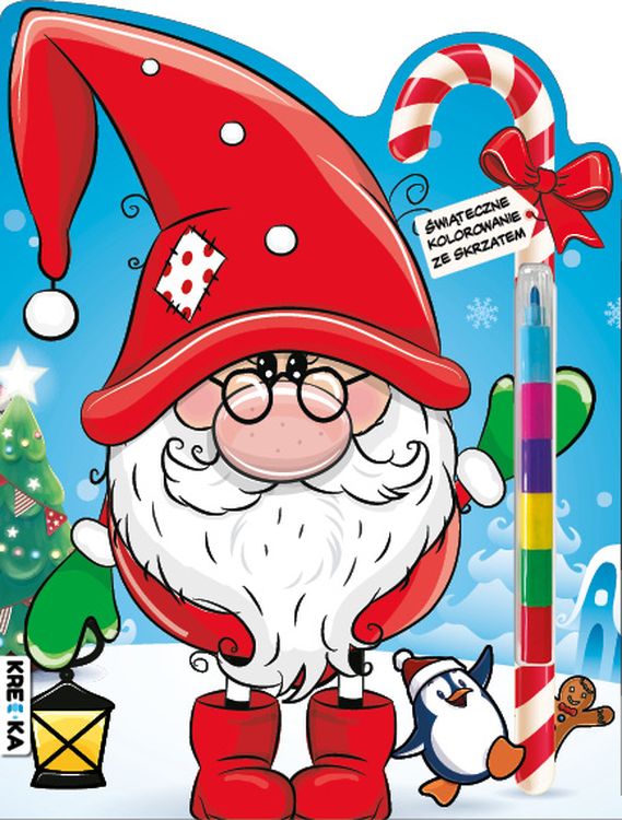 Image of Świąteczne kolorowanie ze skrzatem