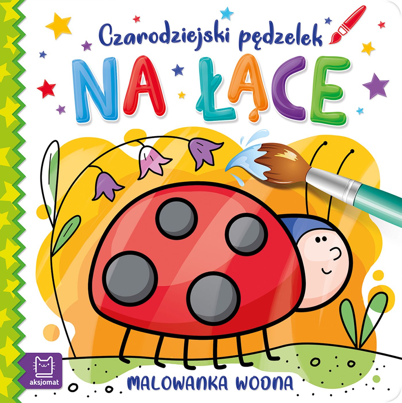 Image of Czarodziejski pędzelek. Na łące. Malowanka wodna