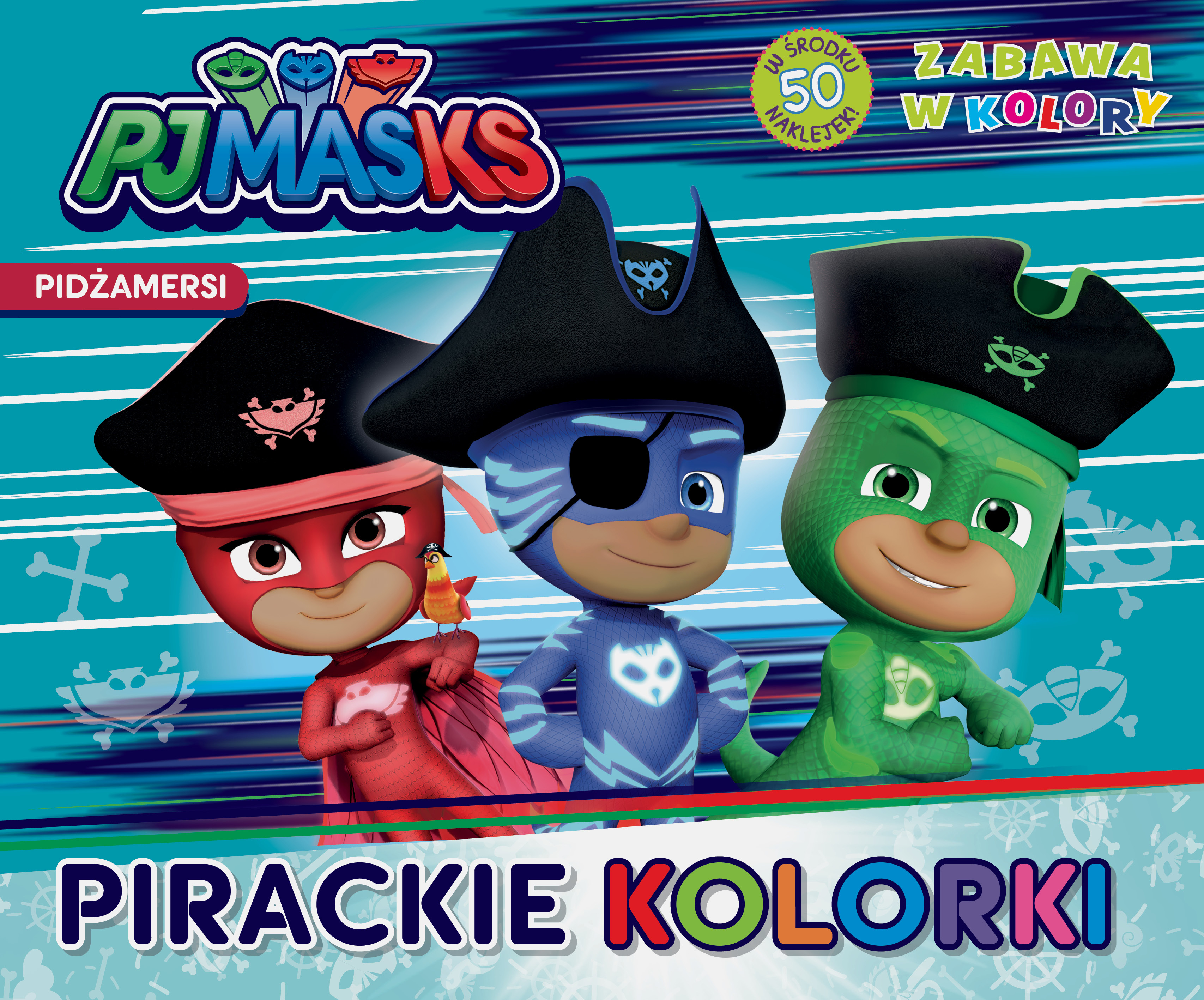 Image of Pirackie kolorki. Zabawa w kolory. PJ Masks