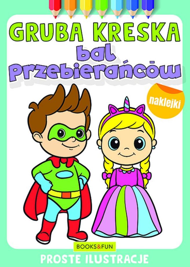 Image of Bal przebierańcow. Gruba kreska