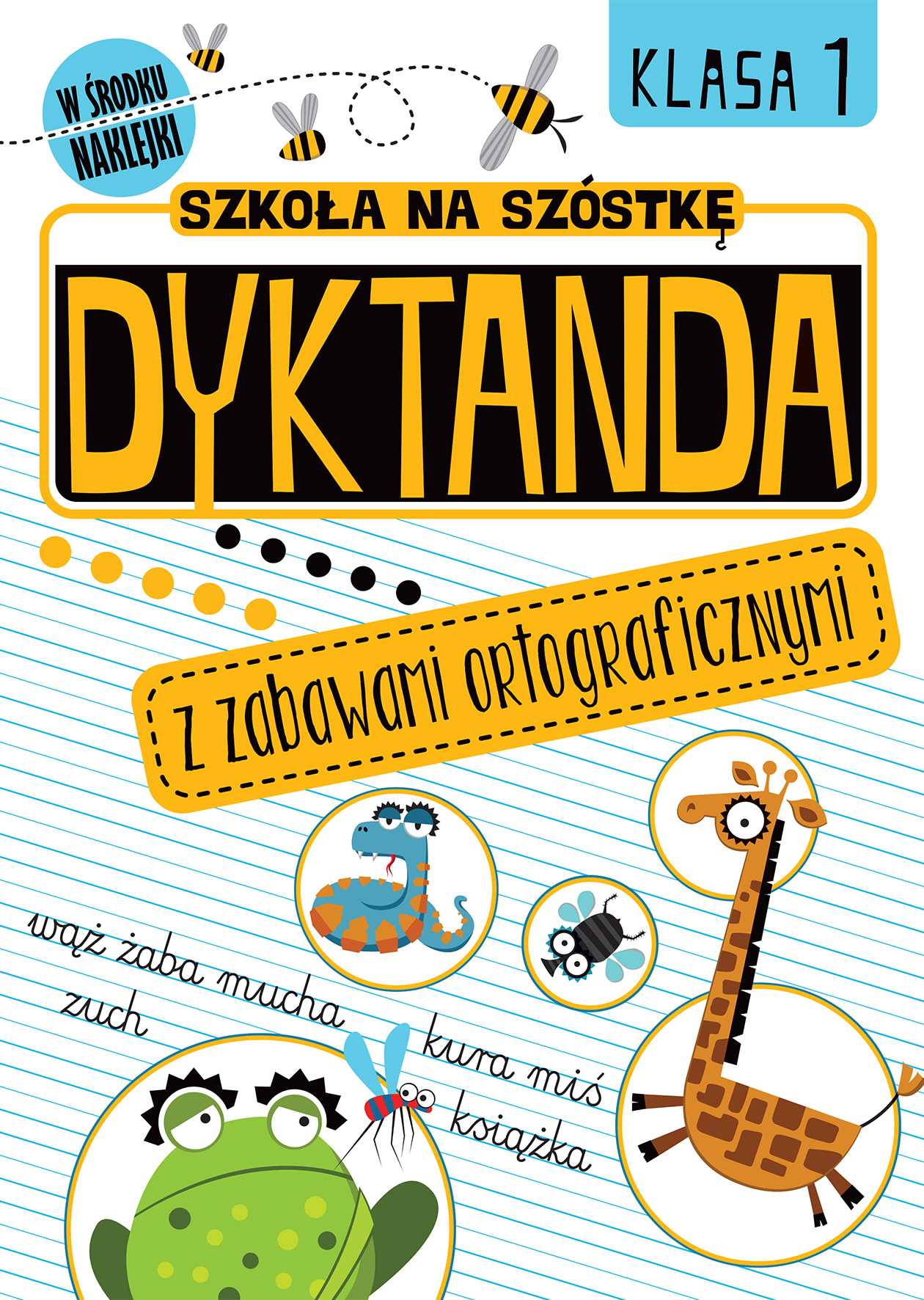 Image of Dyktanda z zabawami ortograficznymi klasa 1 szkoła na szóstkę