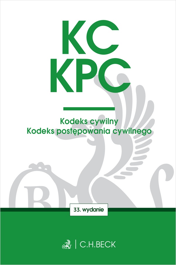 Image of KC. KPC. Kodeks cywilny. Kodeks postępowania cywilnego. Edycja Sędziowska wyd. 33