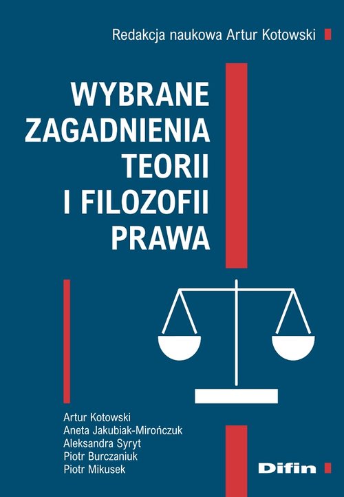 Image of Wybrane zagadnienia teorii i filozofii prawa