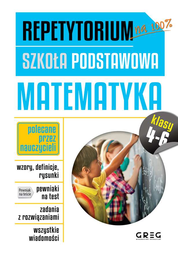 Image of Matematyka. Repetytorium szkoła podstawowa klasy 4-6