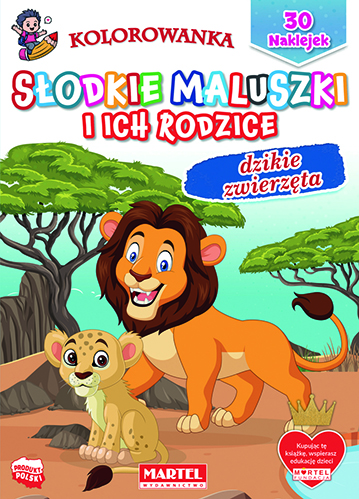 Image of Dzikie zwierzęta. Słodkie maluszki i ich rodzice