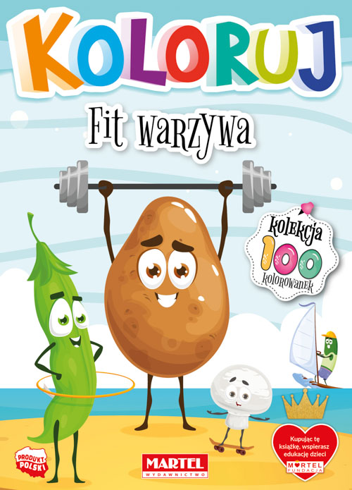 Image of Fit warzywa. Koloruj
