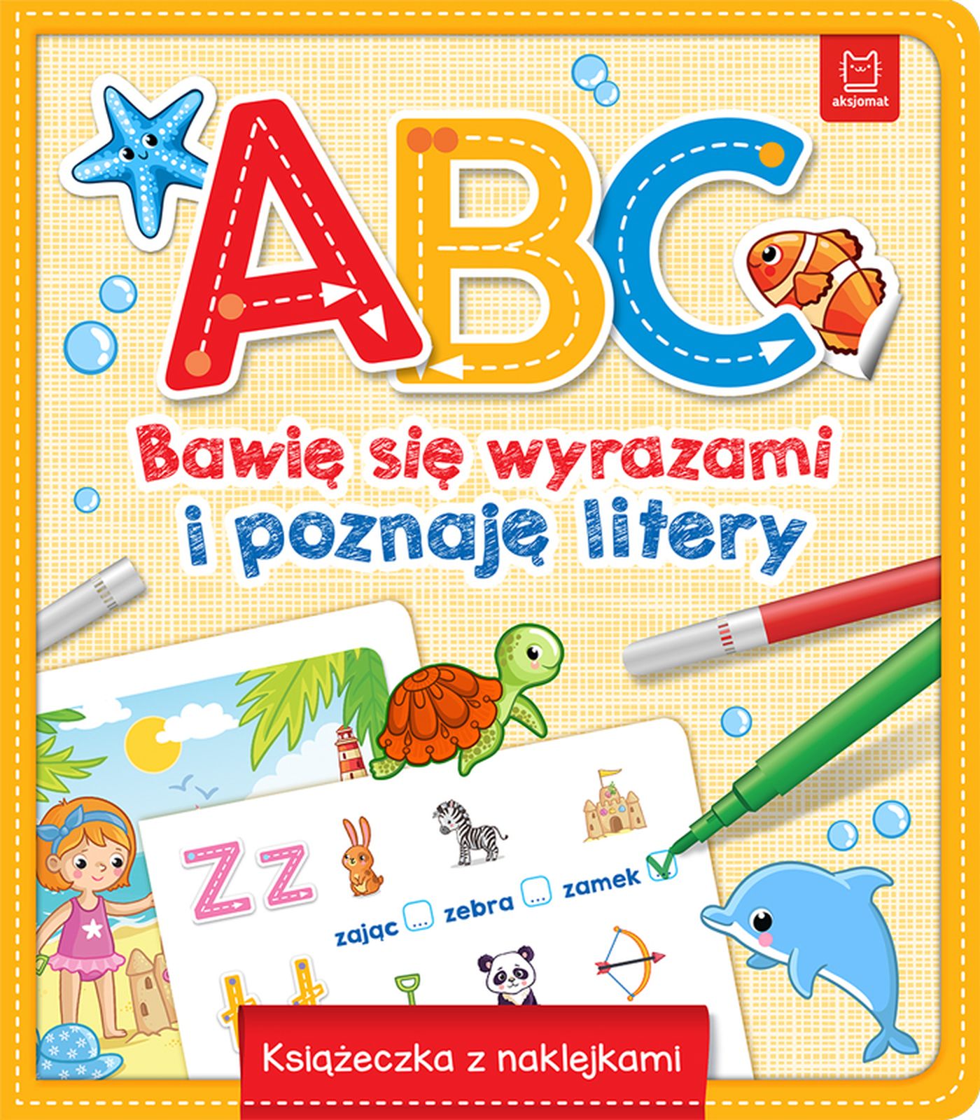 Image of ABC. Bawię się wyrazami i poznaję litery. Książeczka z naklejkami