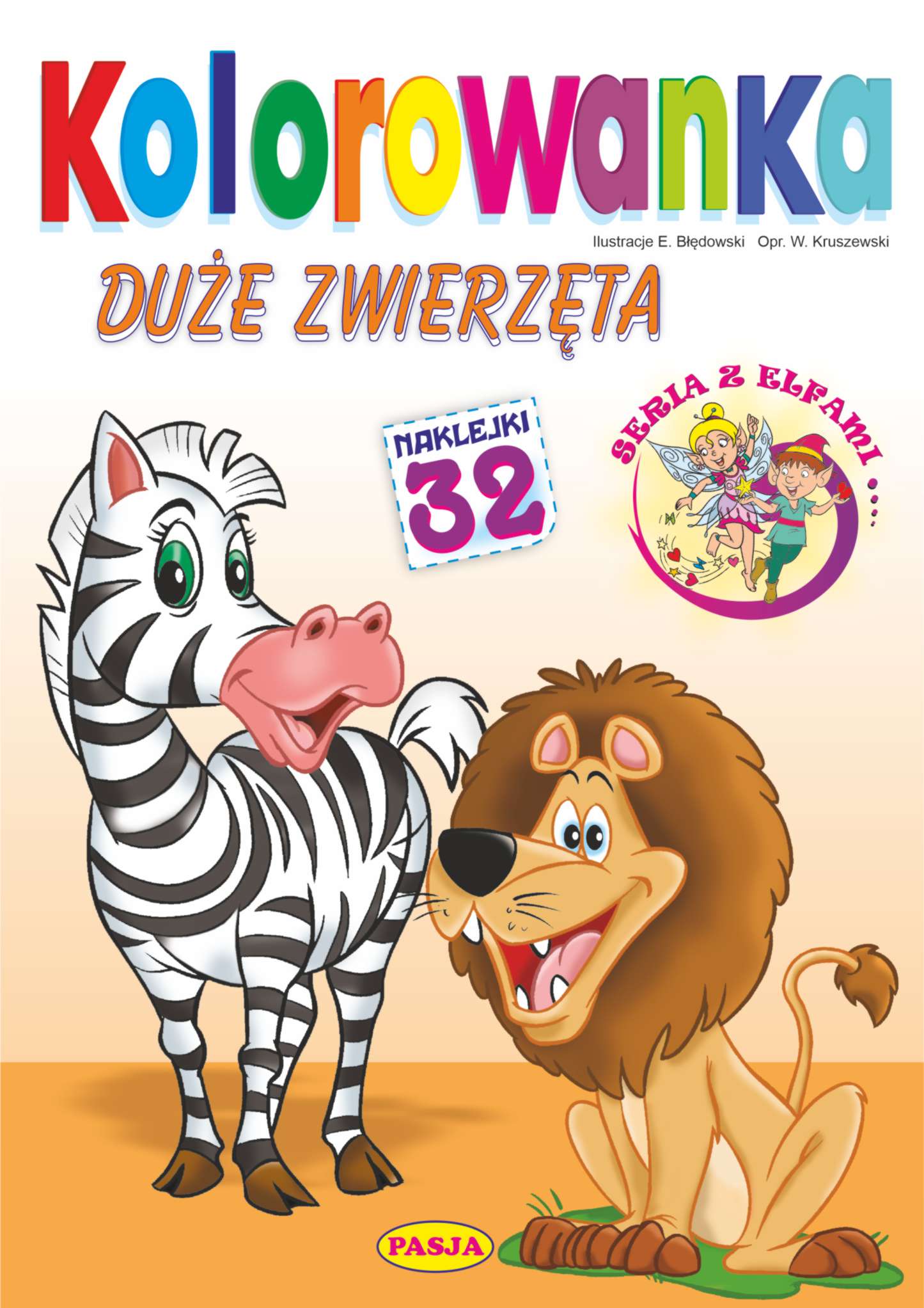 Image of Duże zwierzęta. Kolorowanka