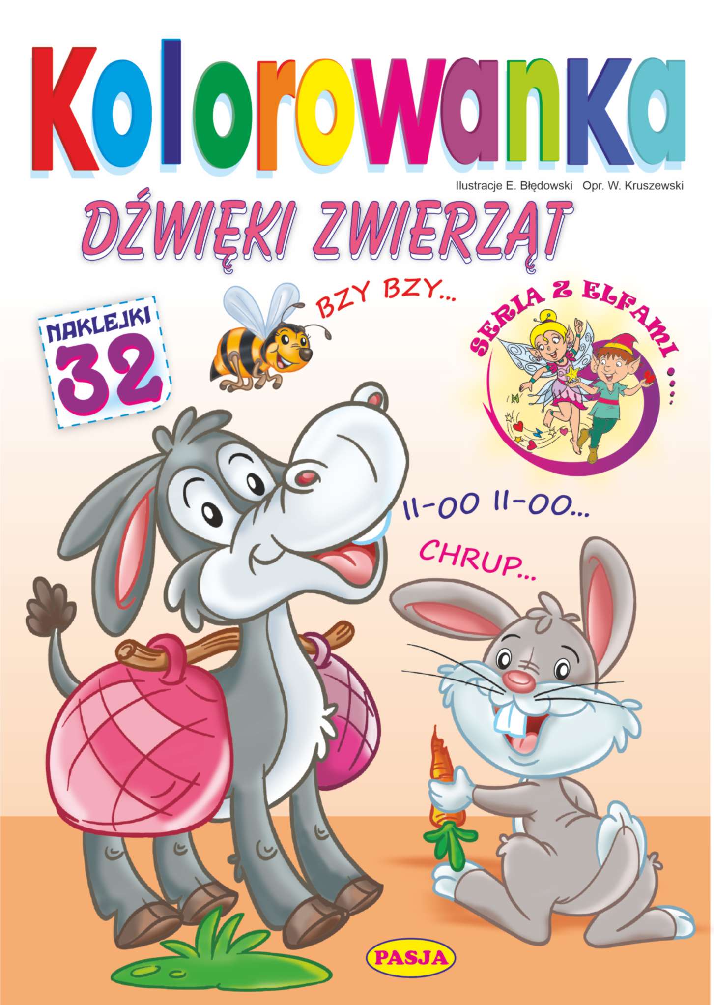 Image of Dźwięki zwierząt. Kolorowanka