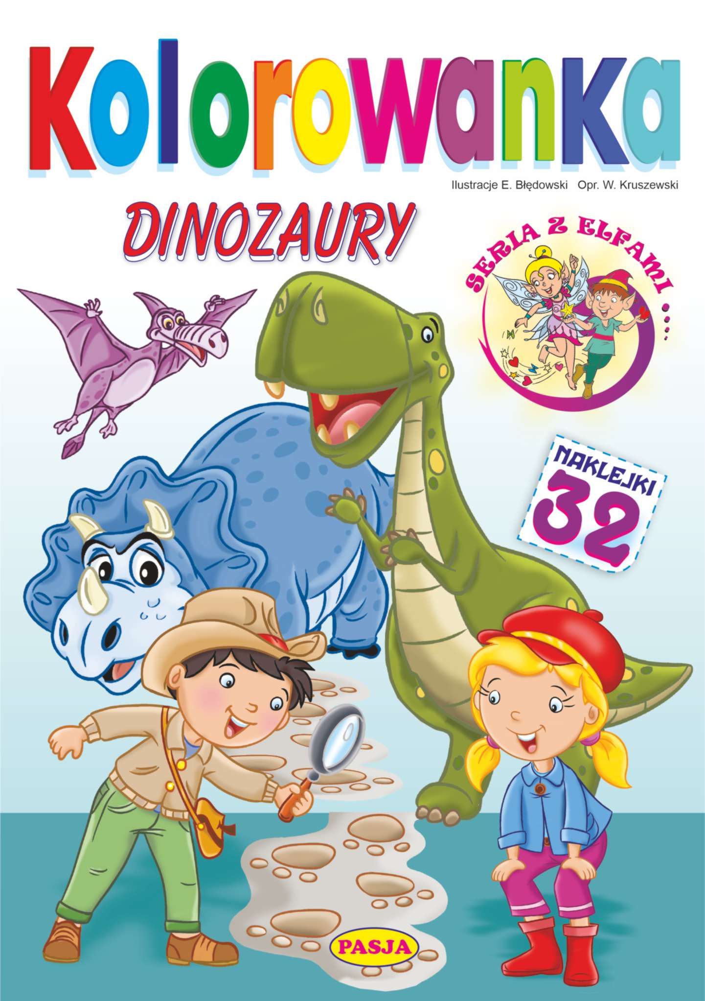 Image of Dinozaury. Kolorowanka
