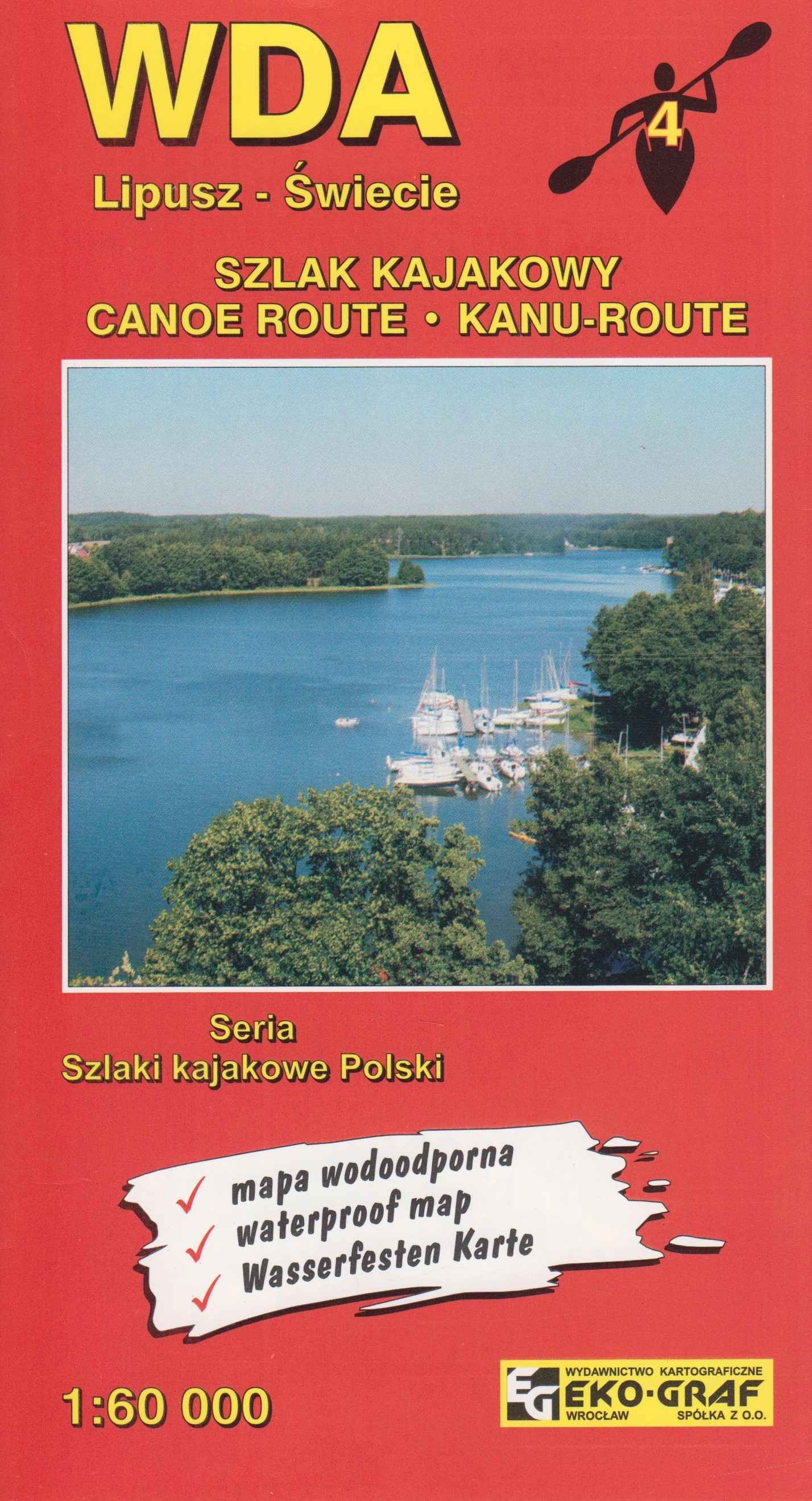 Image of Mapa Wda mapa kajakowa 1:60 000 EG