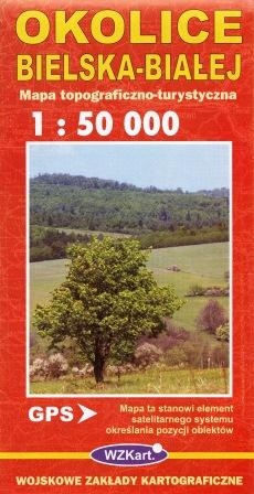 Image of Mapa Okolice Bielska-Białej 1:50 000 WZKart