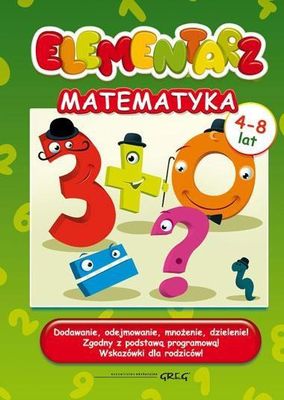 Image of Matematyka elementarz 4-8 lat
