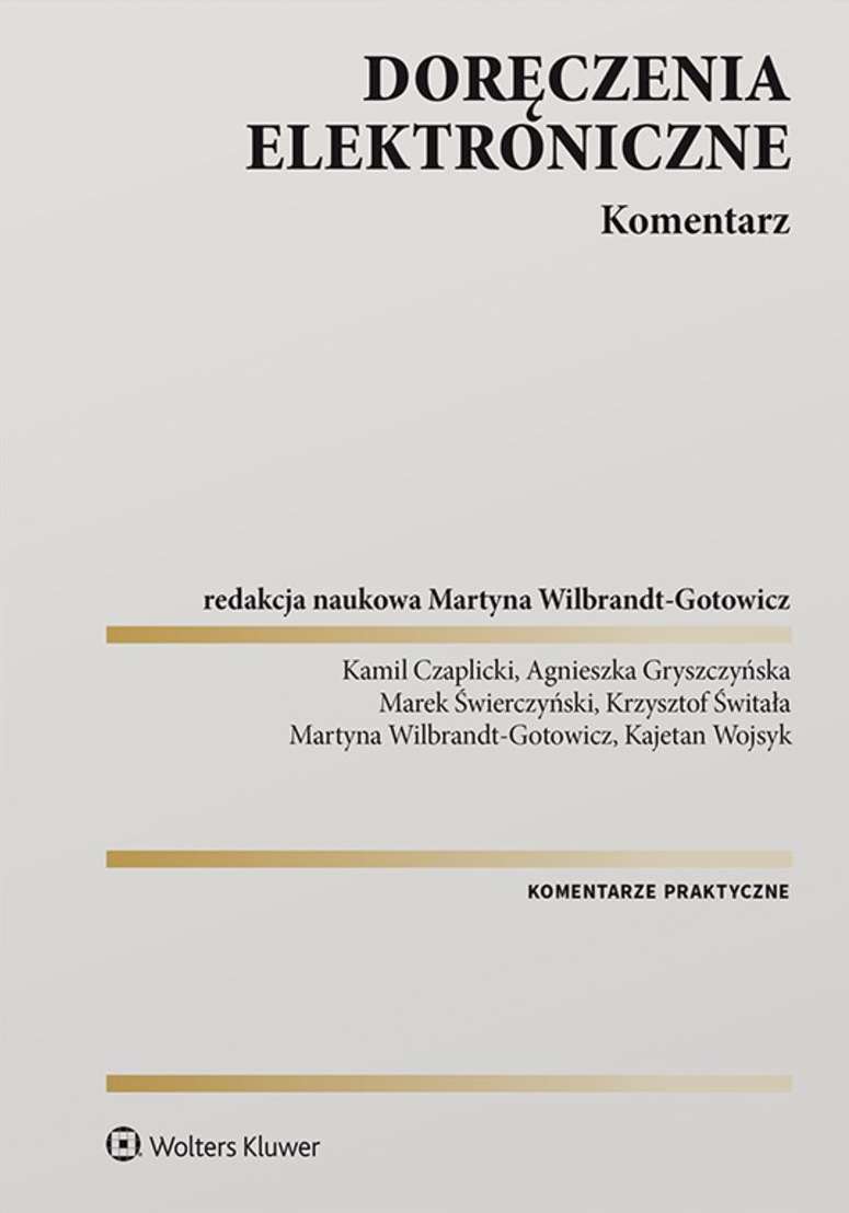 Image of Doręczenia elektroniczne. Komentarz