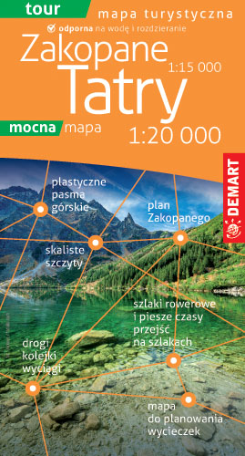 Image of Tatry i Zakopane mapa turystyczna 1:20 000
