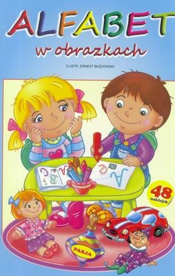Image of Alfabet w obrazkach + naklejki