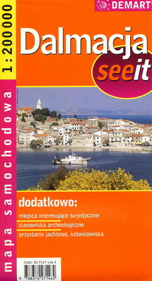 Image of Dalmacja mapa samochodowa 1:200 000
