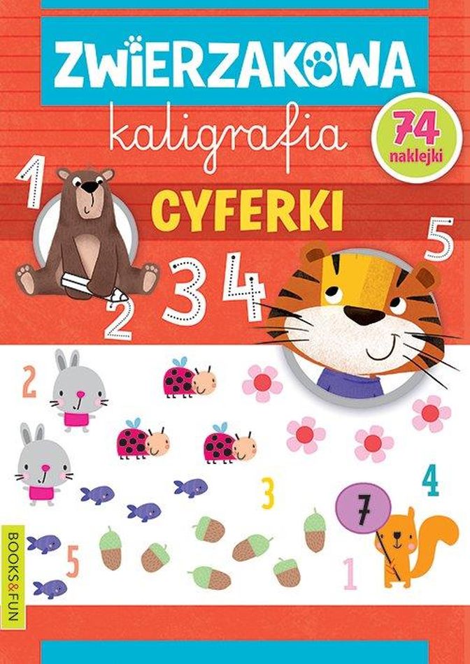 Image of Cyferki. Zwierzaczkowa kaligrafia
