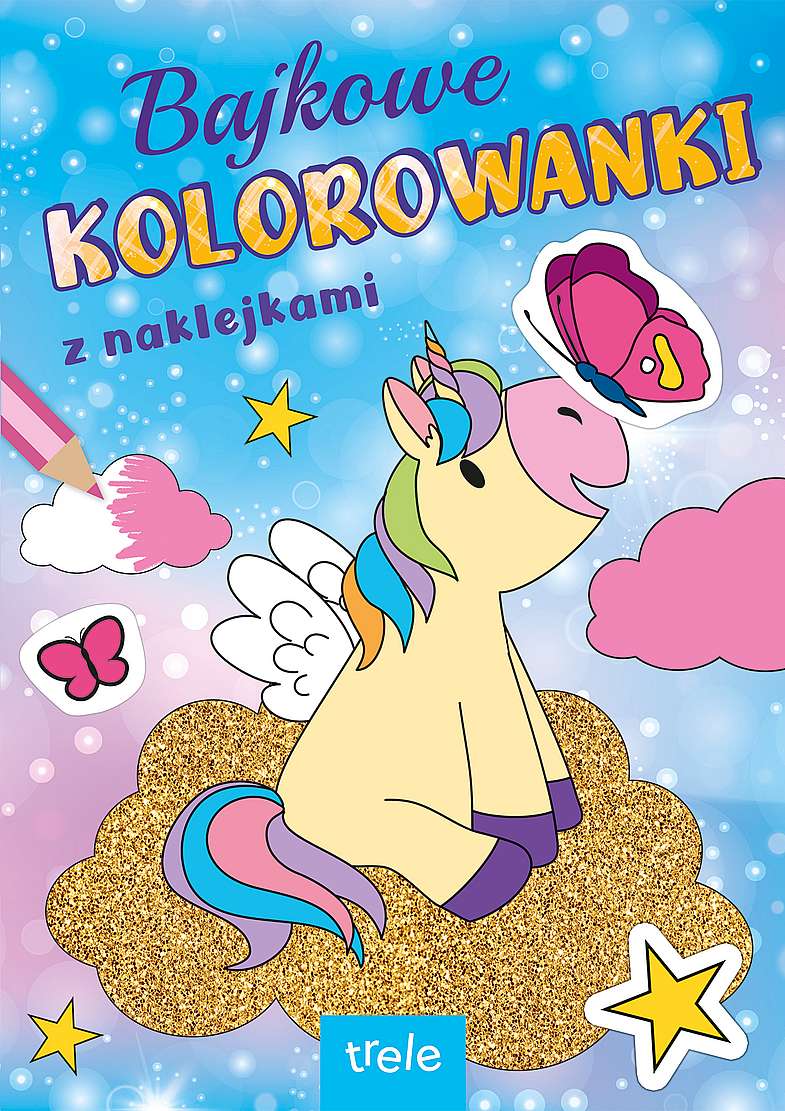 Image of Bajkowe kolorowanki. Jednorożce