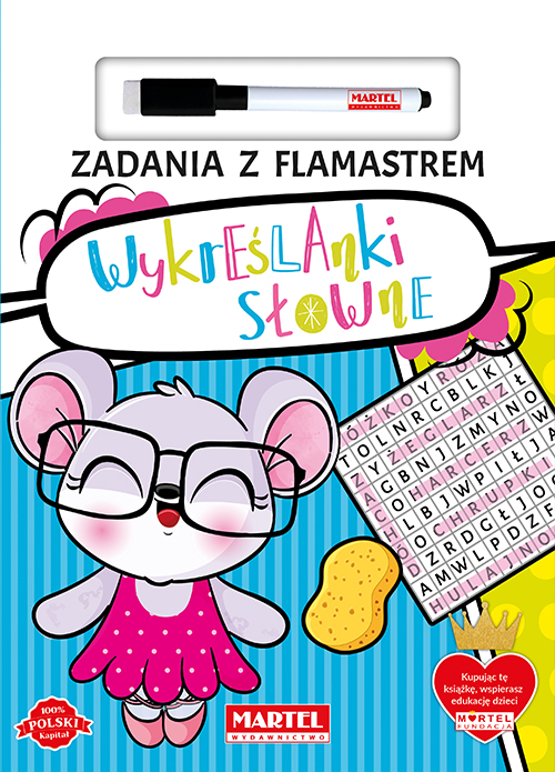 Image of Wykreślanki słowne. Zadania z flamastrem