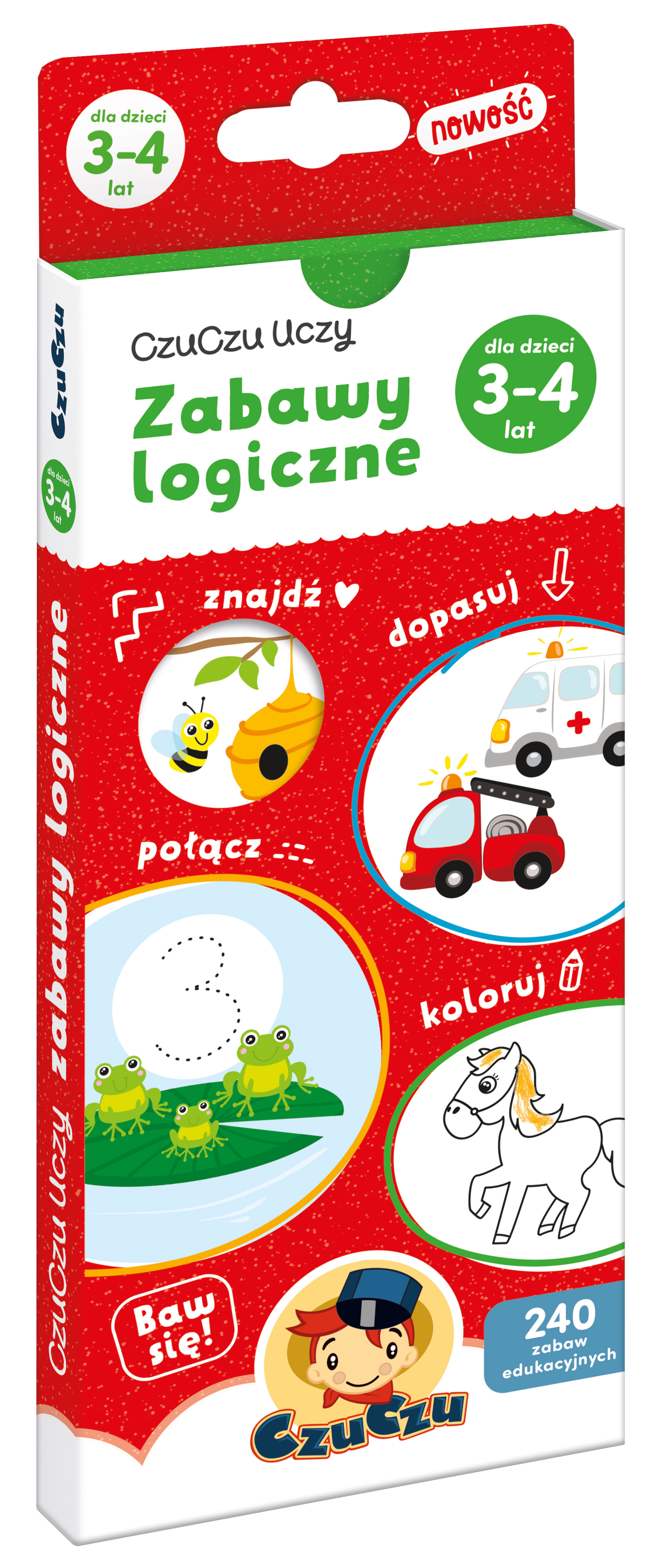 Image of Zabawy logiczne 3-4 lat CzuCzu