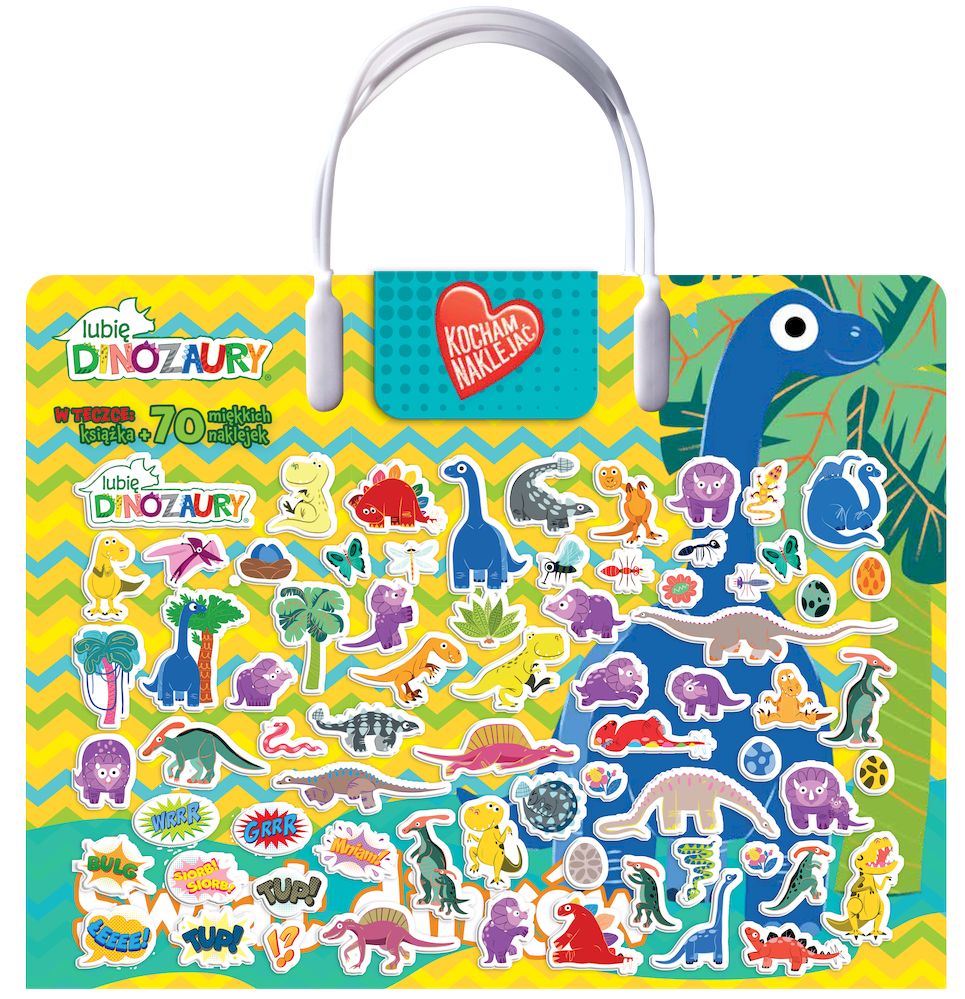 Image of Świat dinków. Lubię Dinozaury. Kocham naklejać