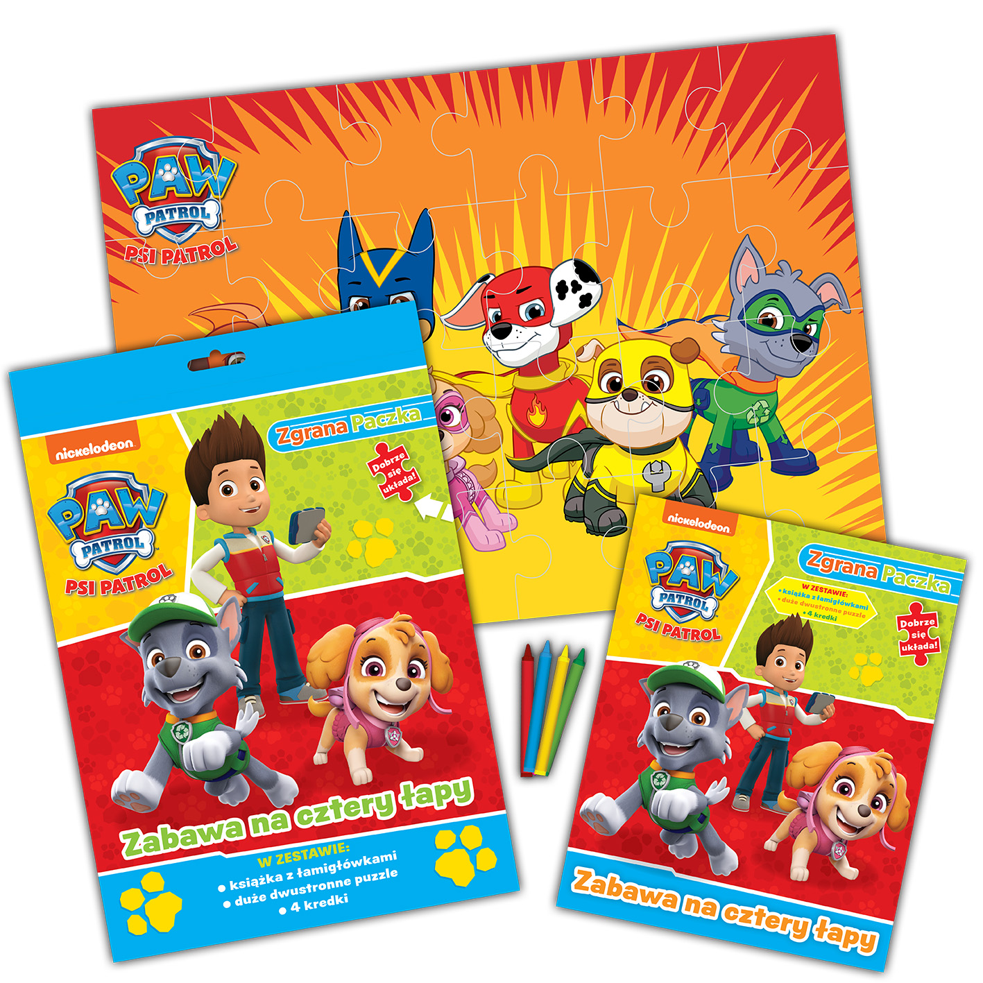 Image of Zabawa na cztery łapy. Psi Patrol. Zgrana paczka