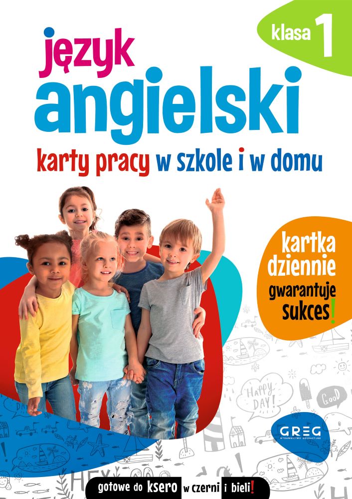 Image of Język angielski. Karty pracy w szkole i w domu. Klasa 1