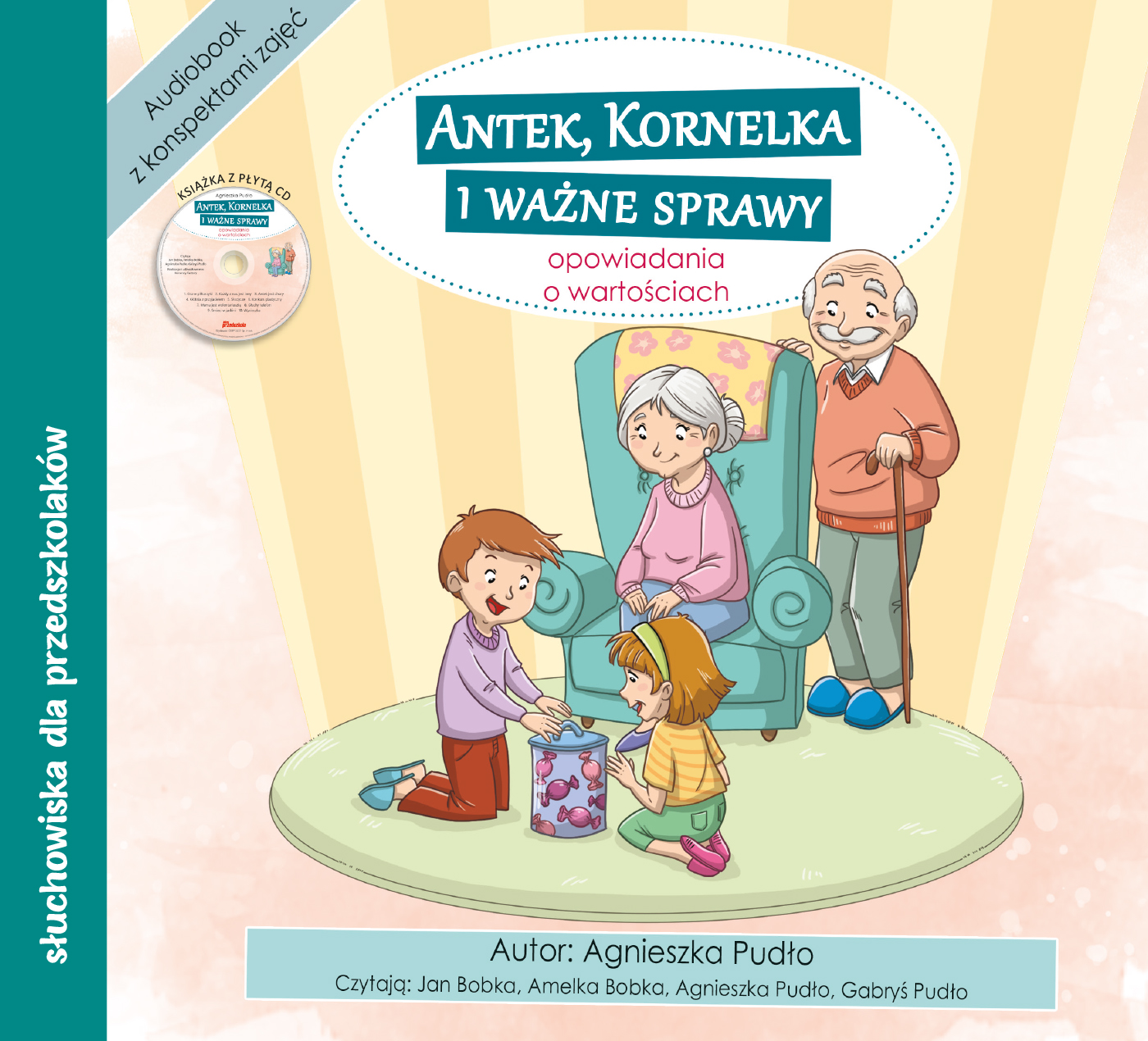Image of Antek, Kornelka i ważne sprawy. Konspekty, opowiadania o wartościach + CD