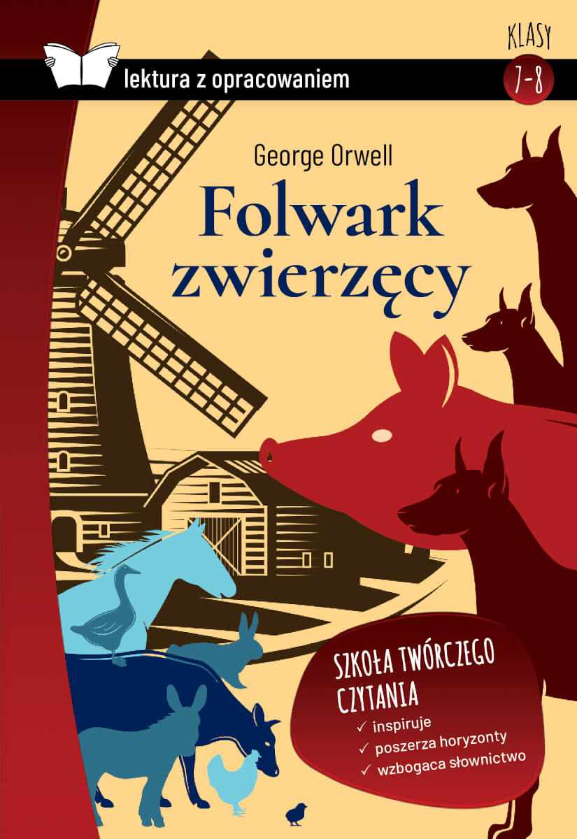 Image of Folwark zwierzęcy. Lektura z opracowaniem