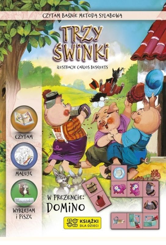 Image of Trzy świnki. Czytam baśnie metodą sylabową