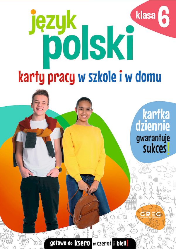 Image of Język polski. Karty pracy w szkole i w domu. Klasa 6