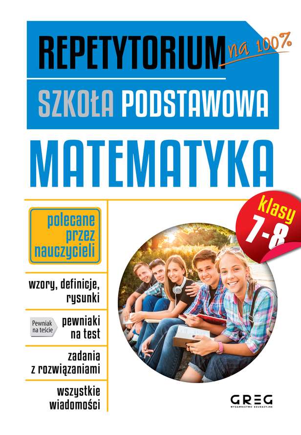Image of Matematyka. Repetytorium szkoła podstawowa klasa 7-8