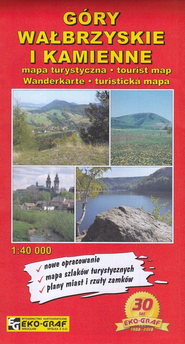 Image of Góry Wałbrzyskie i Kamienne 1:40 000