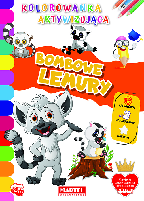 Image of Bombowe lemury Kolorowanka aktywizująca