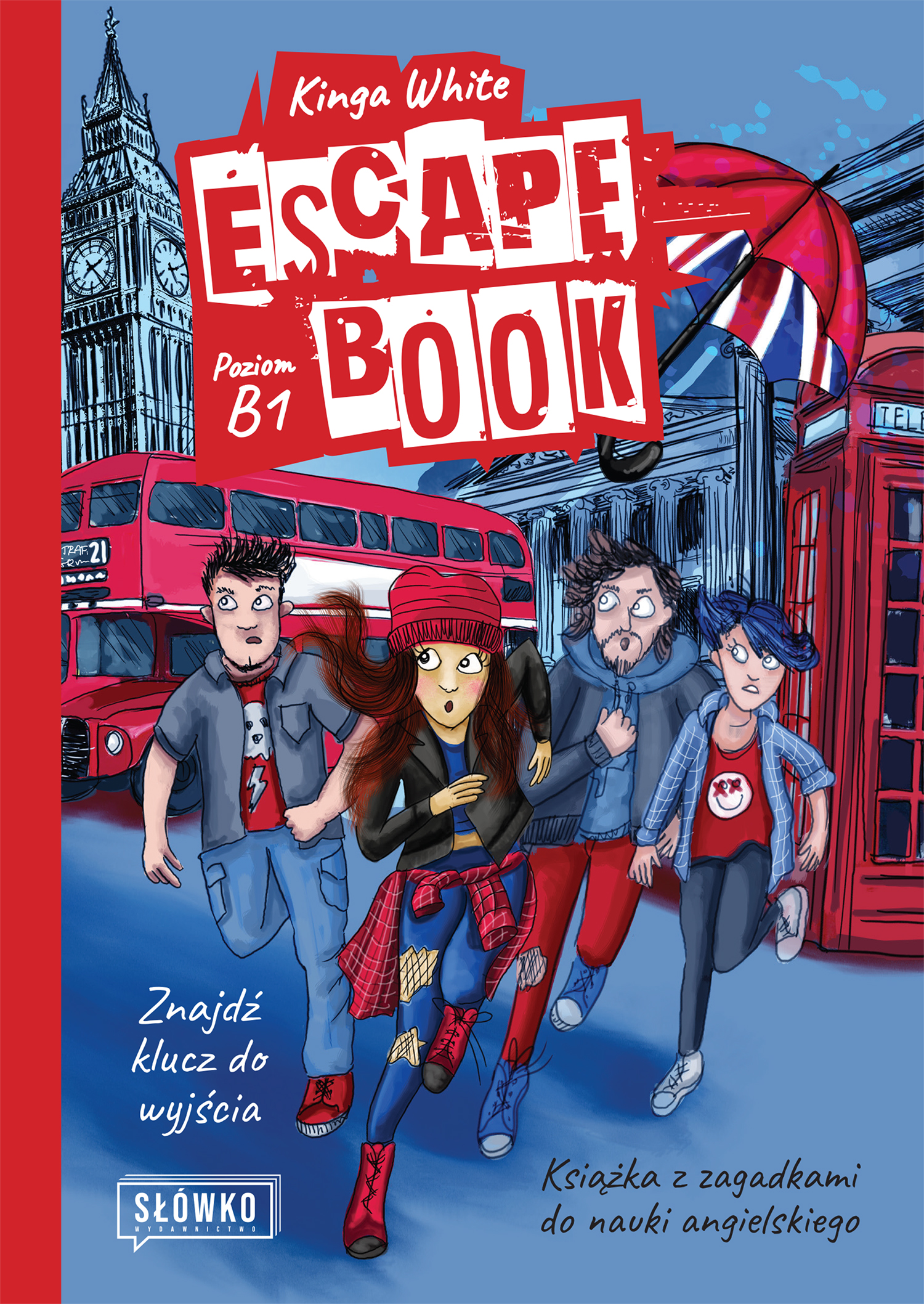 Image of Escape Book. Znajdź klucz do wyjścia Książka z zagadkami do nauki angielskiego
