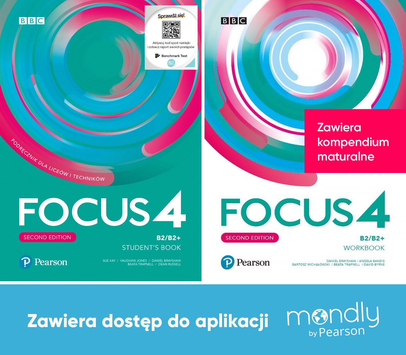 Image of Focus Second Edition 4. Komplet Podręcznik + Zeszyt ćwiczeń + dostęp Mondly
