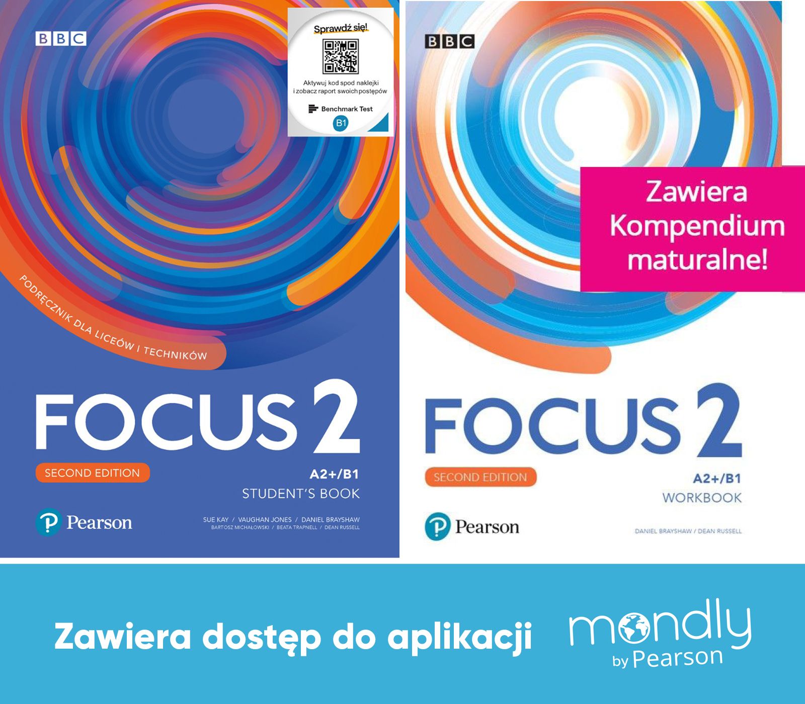 Image of Focus Second Edition 2. Komplet Podręcznik + Zeszyt ćwiczeń + dostęp Mondly