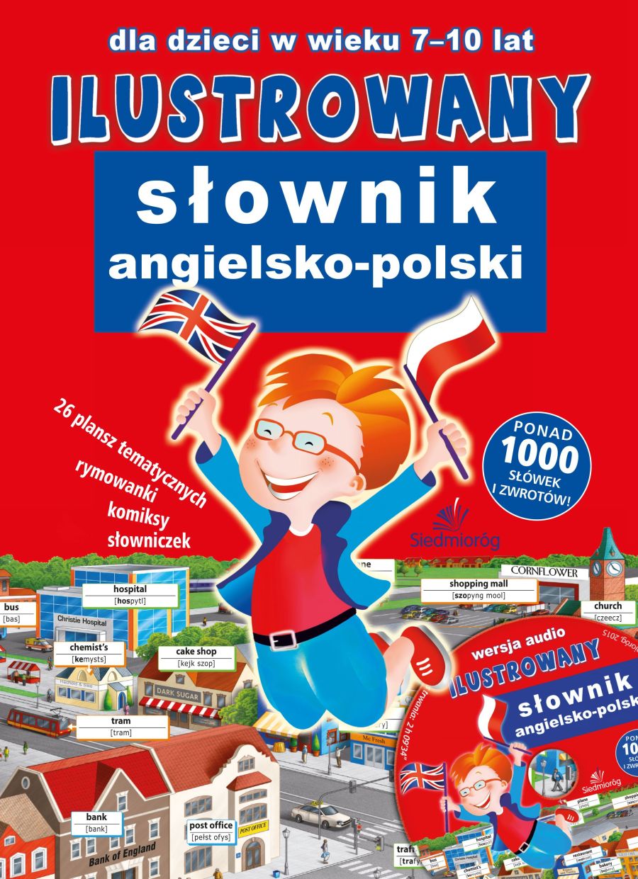 Image of Ilustrowany słownik angielsko-polski + CD wyd. 2022