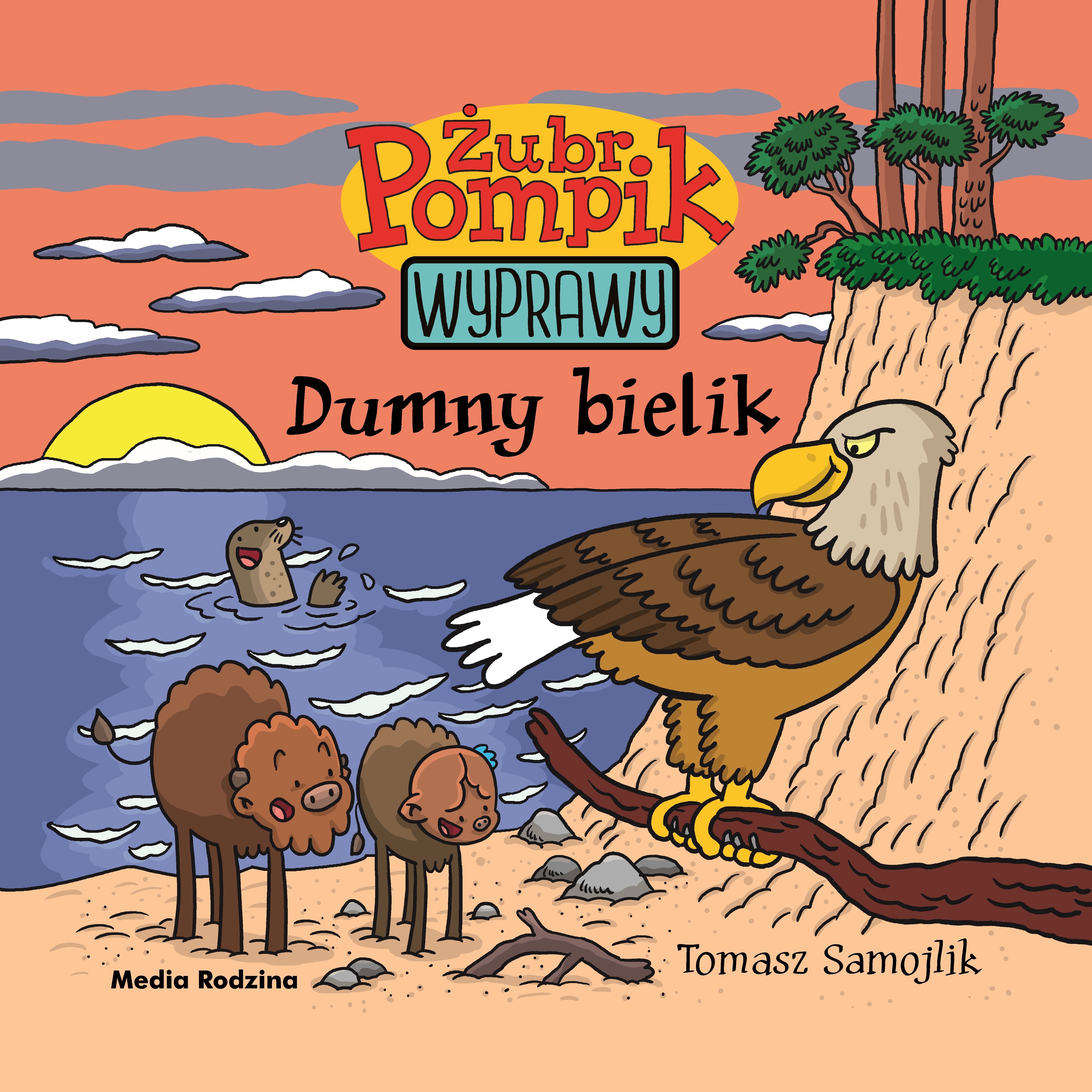 Image of Dumny bielik. Żubr Pompik