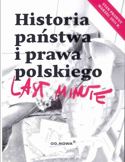 Image of Historia Państwa i Prawa 2021. Last Minute
