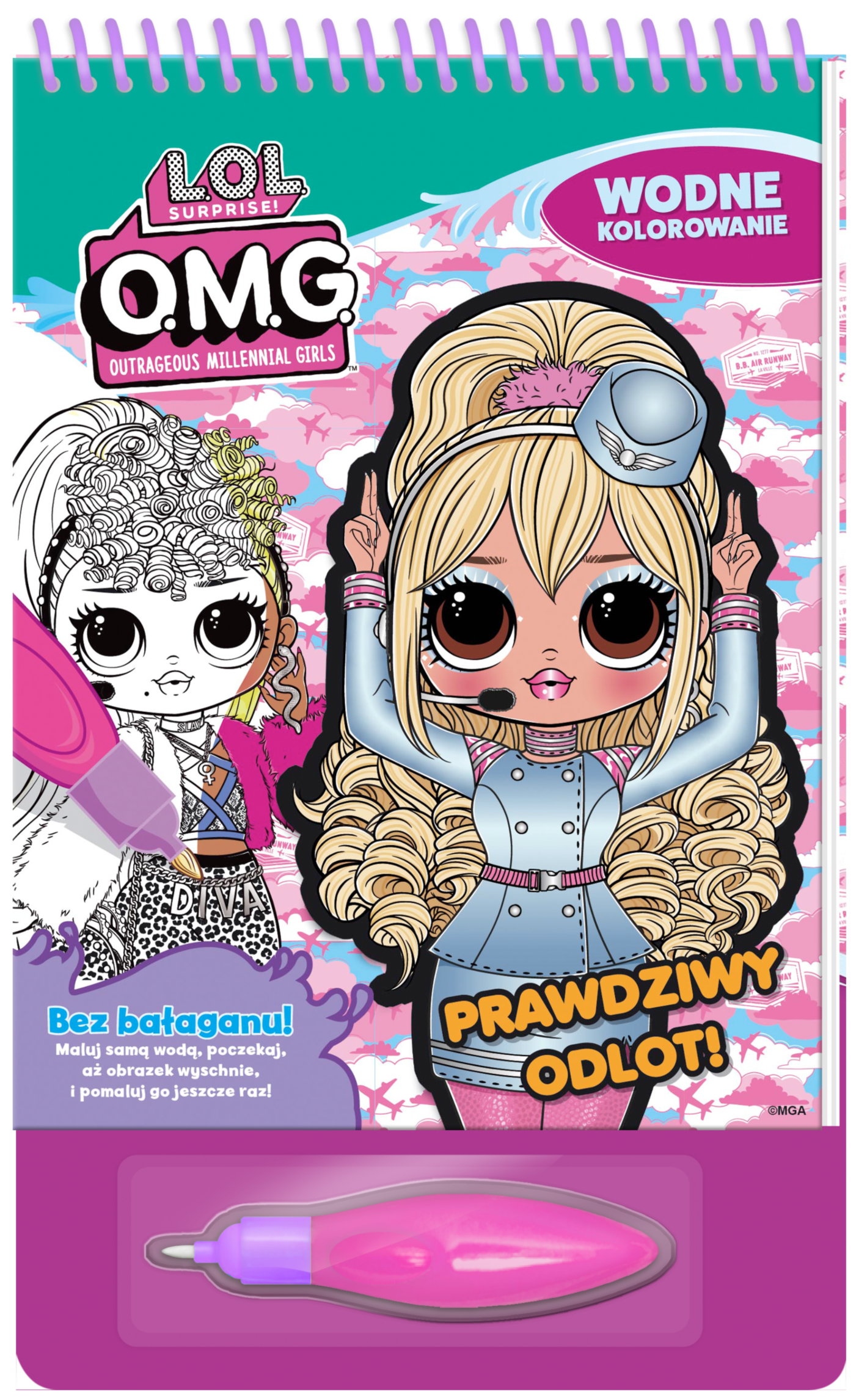 Image of Prawdziwy odlot. L.O.L. Surprise! Wodne kolorowanie