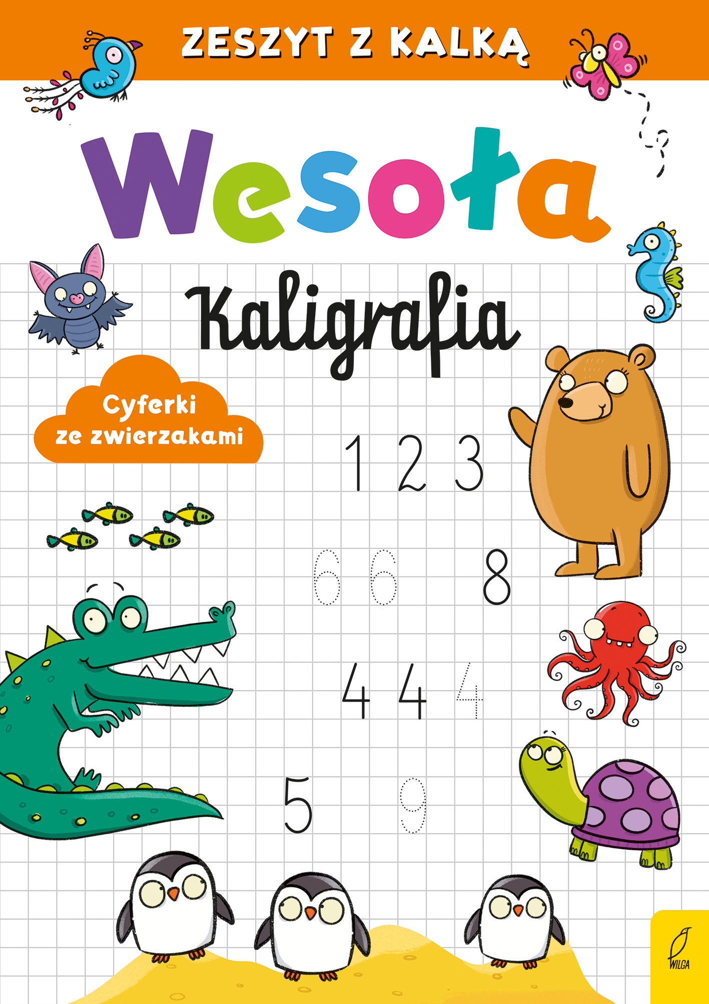 Image of Cyferki ze zwierzakami. Wesoła kaligrafia