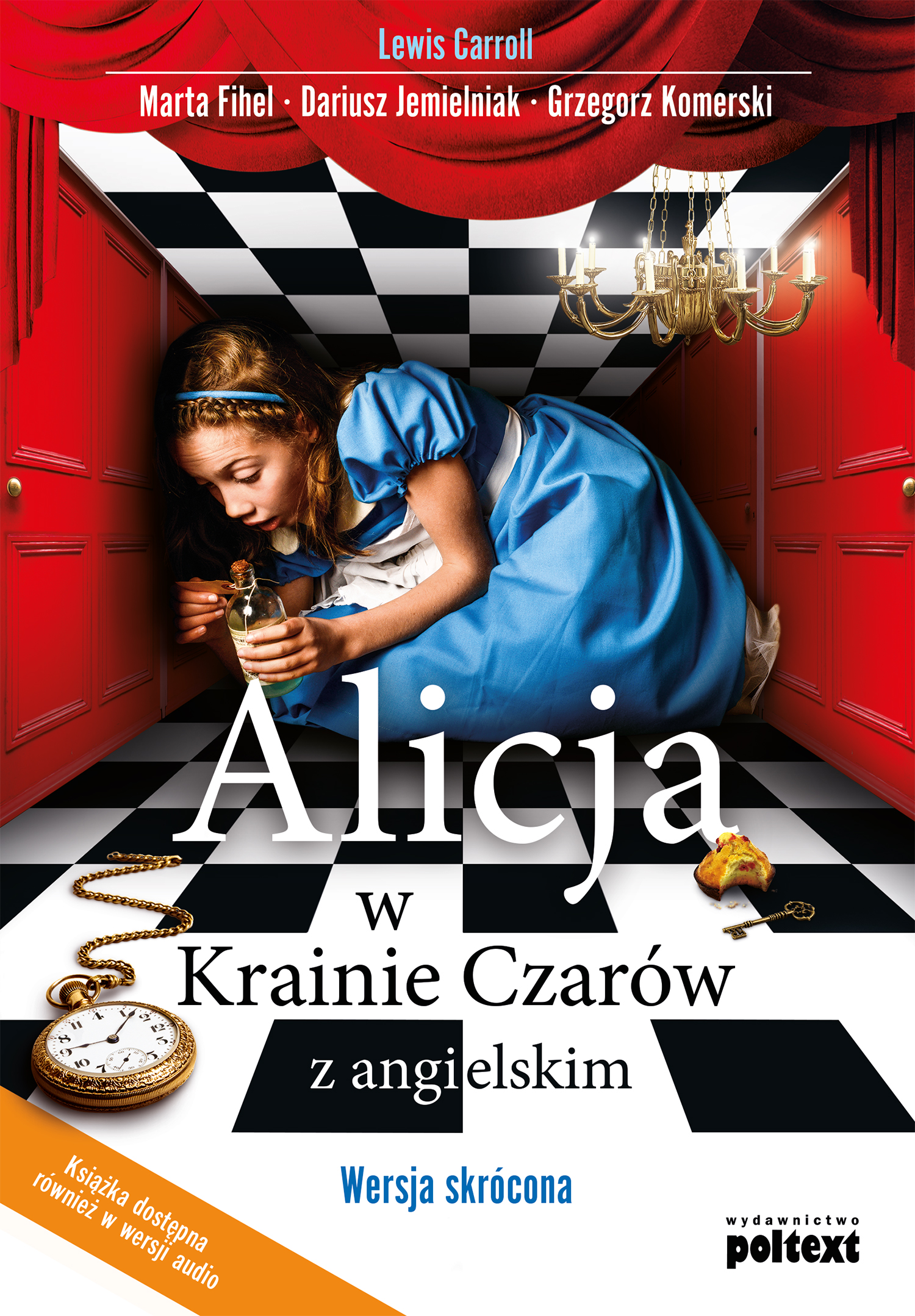Image of Alicja w Krainie czarów z angielskim wersja skrócona