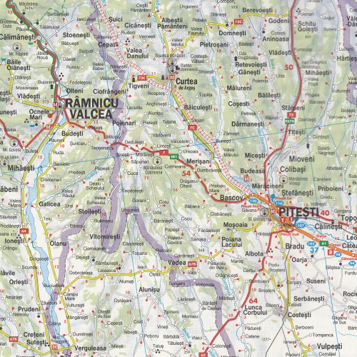 Image of Rumunia mołdawia mapa 1:500 000